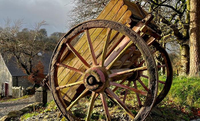 The old cart dates from the 1920s